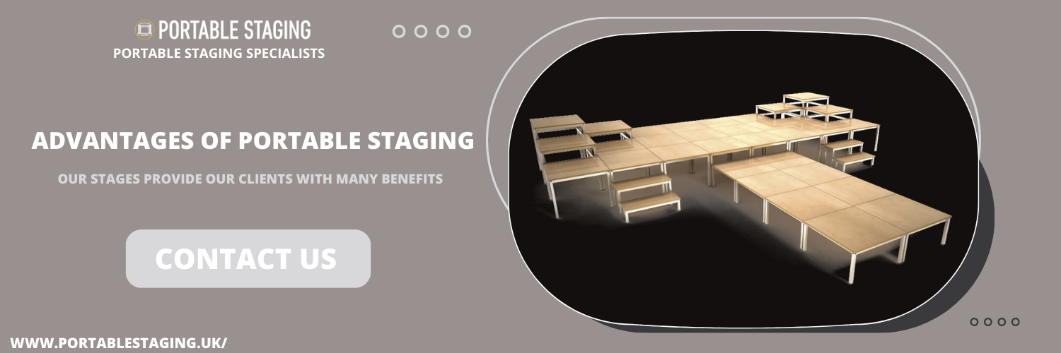 advantages of portable staging