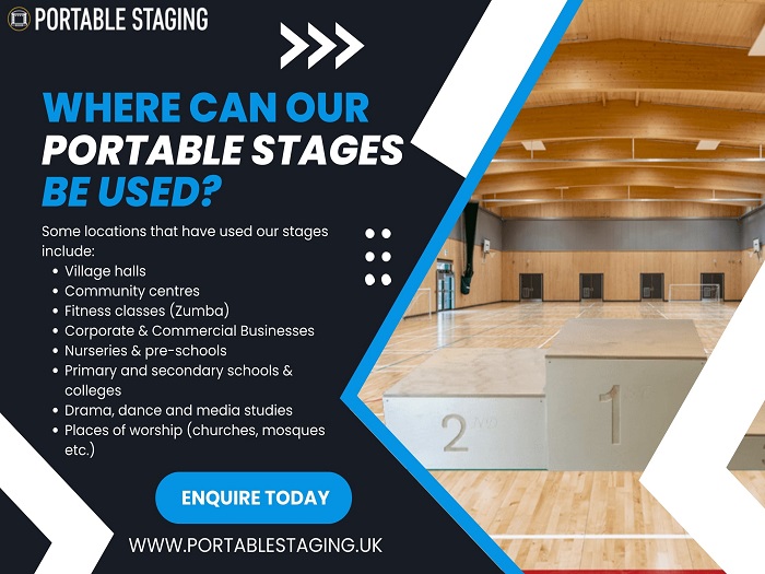 Where Can Our Portable Stages Be Used